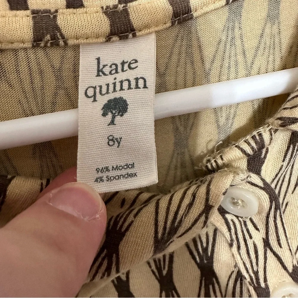 Kate Quinn‎ Geometric Lounge Dress Cowl Neck Size 8